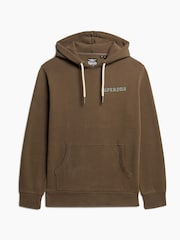 Superdry Green Oversized Tattoo Graphic Hoodie - Image 5 of 6