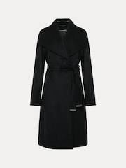 Phase Eight Black Petite Nicci Dark Black Wool Smart Coat - Image 7 of 7
