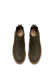 Clarks Green Suede Leather Linoso Top Boots - Image 5 of 7