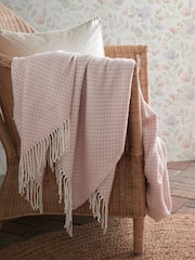 Laura Ashley Blush Arya Throw - Image 1 of 4