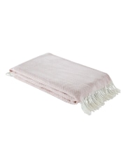 Laura Ashley Blush Arya Throw - Image 2 of 4