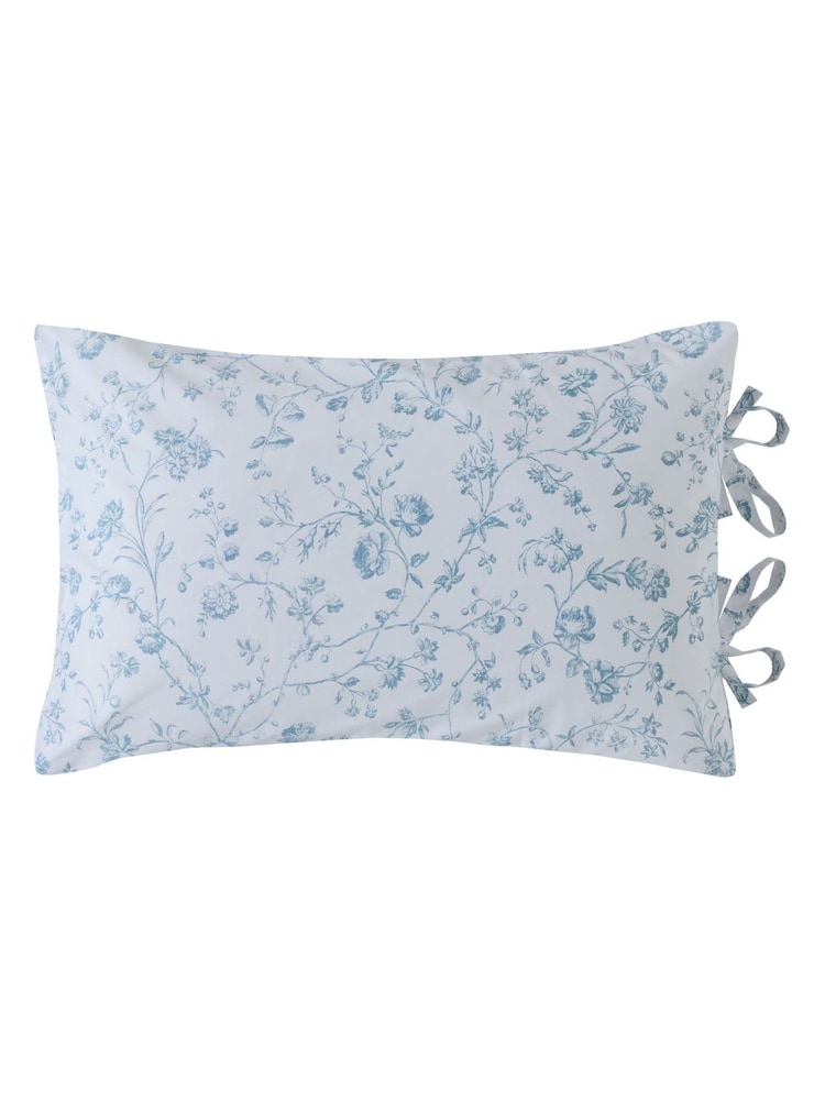 Laura Ashley Seaspray 200 Thread Count Aria Duvet Cover and Pillowcase Set - Image 4 of 4 Laura Ashley Seaspray 200 Thread Count Aria Duvet Cover and Pillowcase Set - Image 4 of 4