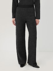 Jigsaw Grey Boiled Wool Blend Trousers - Image 1 of 6