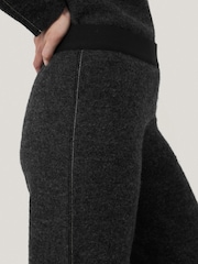 Jigsaw Grey Boiled Wool Blend Trousers - Image 6 of 6
