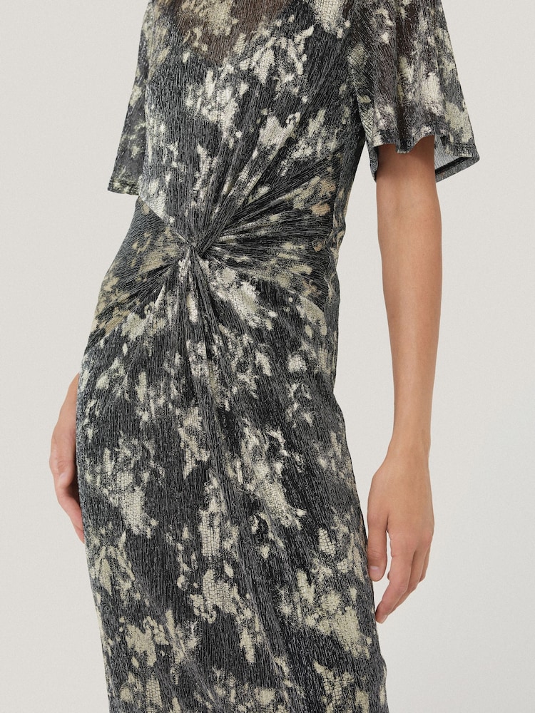 Jigsaw Gold Knot Front Dress - Image 2 of 6