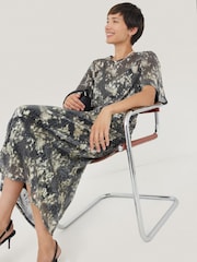 Jigsaw Gold Knot Front Dress - Image 3 of 6