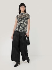 Jigsaw Gold Metallic Asymmetric Top - Image 6 of 6