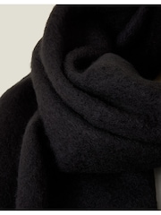 Accessorize Black Plain Tassel Winter Scarf - Image 4 of 5