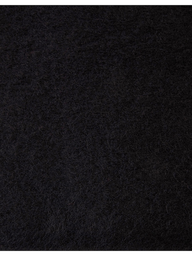 Accessorize Black Plain Tassel Winter Scarf - Image 5 of 5