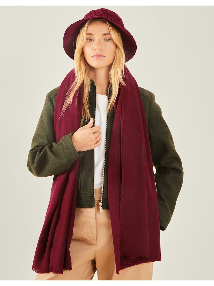 Accessorize Super Soft Raw Edge Blanket Scarf - Imagem 1 de 3