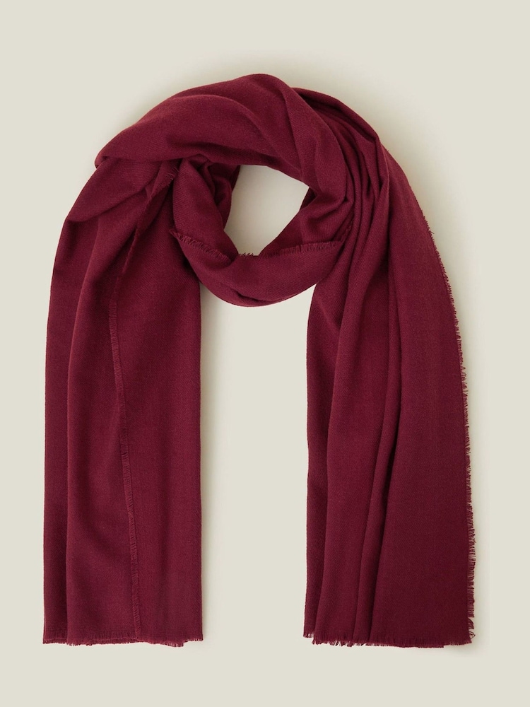 Accessorize Super Soft Raw Edge Blanket Scarf - Imagem 2 de 3