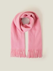 rožnata - Accessorize navadna tassel zimska šal; ruta - Slika 1 iz 1