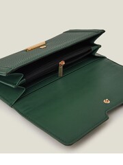 Accessorize Green Metal Detail Faux Leather Purse - Image 3 of 3