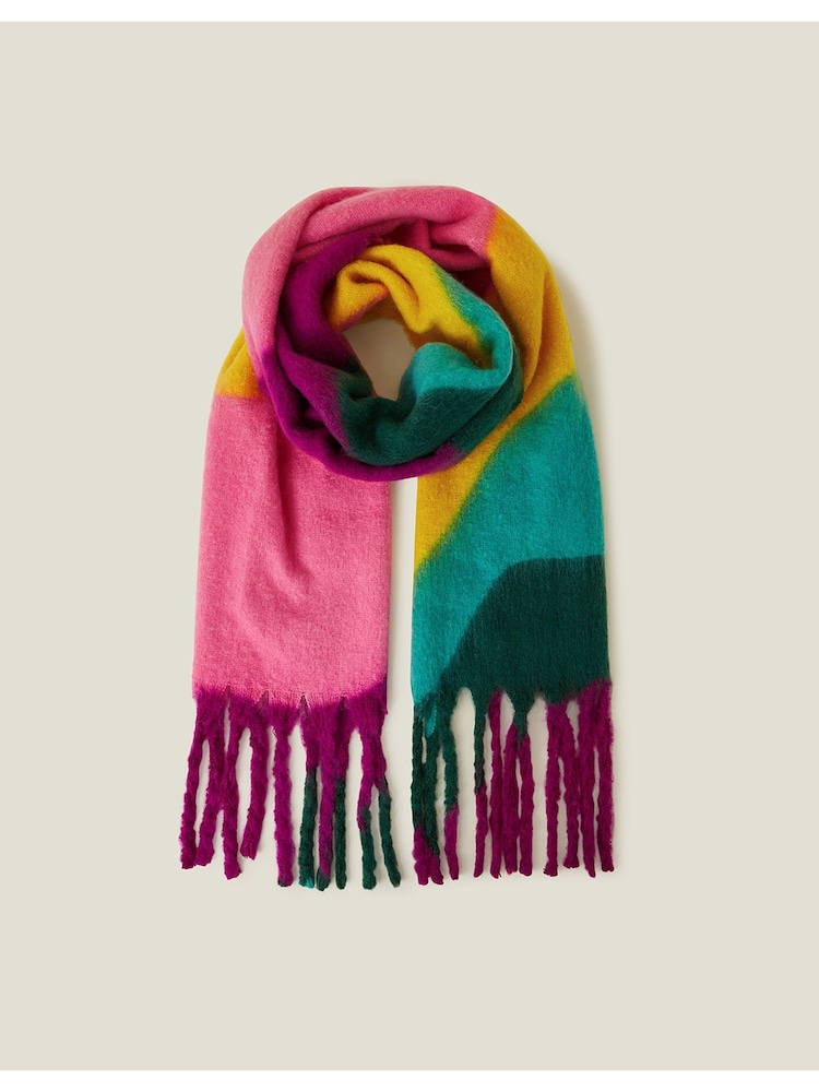 Accessorize Multi Wave Winter Super Fluffy Scarf - Image 2 of 5