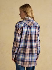 Lorena Blue Brushed Cotton Shirt - Image 2 of 9