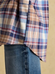 Lorena Blue Brushed Cotton Shirt - Image 7 of 9