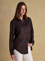 Joules Elvina Brown Relaxed Fit Shirt - Image 1 of 7