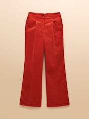 Laranja queimada - Calça Joules Fernhill Cords Wide leg Pleated - Imagem 12 de 12