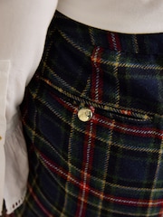 Joules Cora Navy Tapered Tweed Trouser - Image 3 of 8