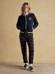 Joules Cora Navy Tapered Tweed Trouser - Image 5 of 8