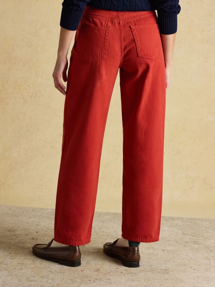 Joules Burnt Orange Relaxed Fit Jeans - Image 2 of 7 Joules Burnt Orange Relaxed Fit Jeans - Image 2 of 7