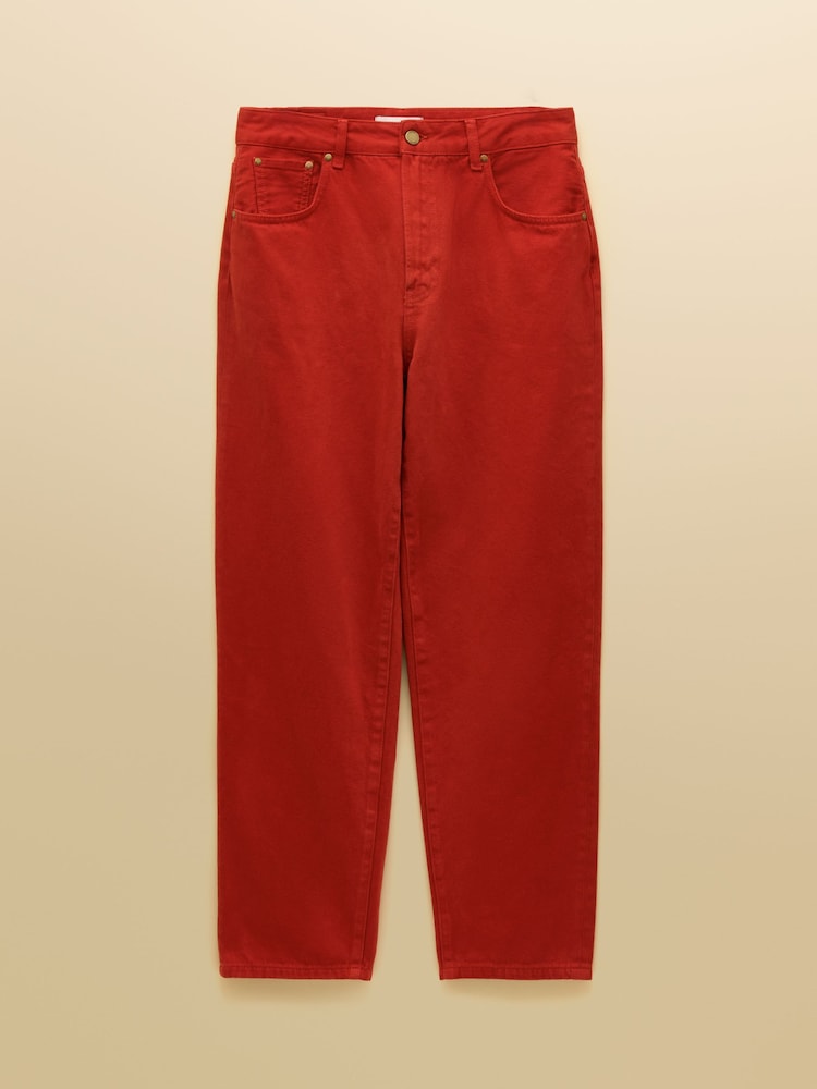 Joules Burnt Orange Relaxed Fit Jeans - Image 7 of 7 Joules Burnt Orange Relaxed Fit Jeans - Image 7 of 7