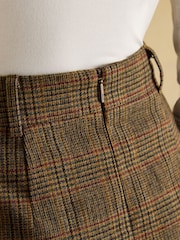 Castanho - Saia de tweed Joules Bramble - Imagem 5 de 7