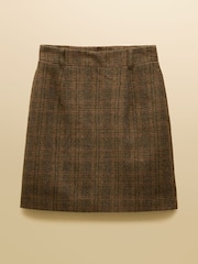 Castanho - Saia de tweed Joules Bramble - Imagem 7 de 7