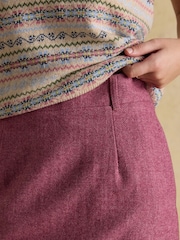 Rosa - Saia de tweed Joules Bramble - Imagem 3 de 8