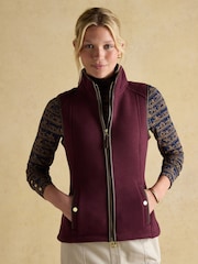 Joules Heritage Red Fleece Gilet - Image 1 of 10