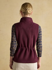 Joules Heritage Red Fleece Gilet - Image 2 of 10
