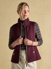 Joules Heritage Red Fleece Gilet - Image 3 of 10
