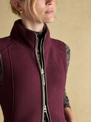 Joules Heritage Red Fleece Gilet - Image 4 of 10