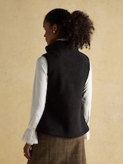 Joules Heritage Black Fleece Gilet - Image 2 of 8