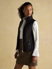 Joules Heritage Black Fleece Gilet - Image 3 of 8