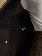 Joules Heritage Black Fleece Gilet - Image 6 of 8