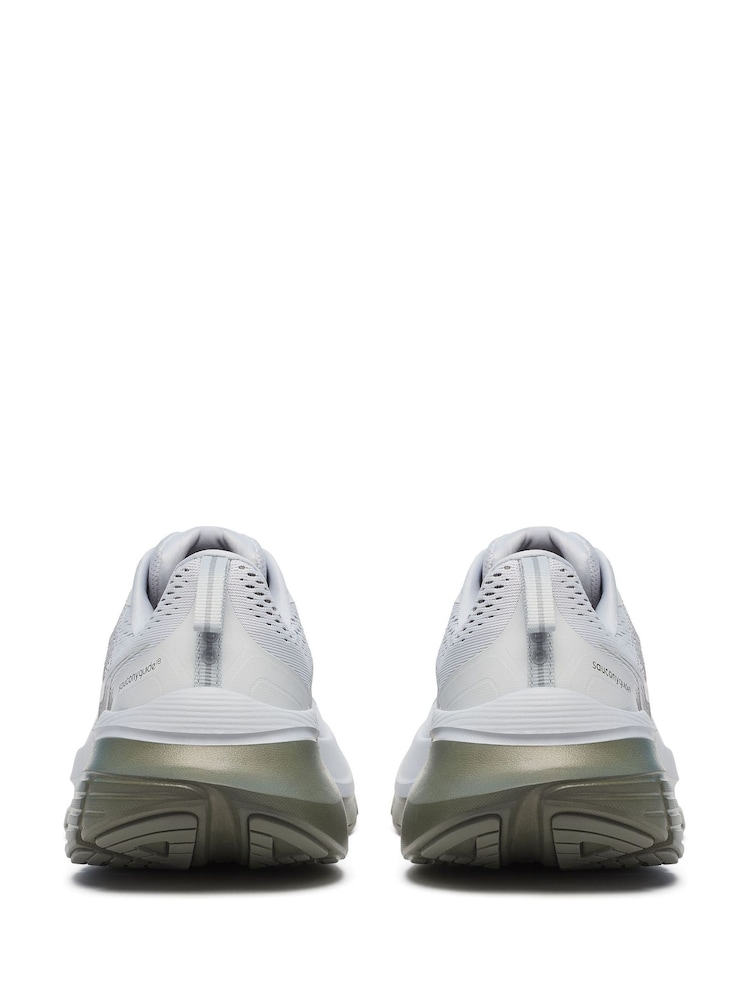 Saucony Mens White/Green Guide 18 Trainers - Image 4 of 6