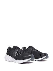 Saucony Mens Black/White Guide 18 Trainers - Image 3 of 6