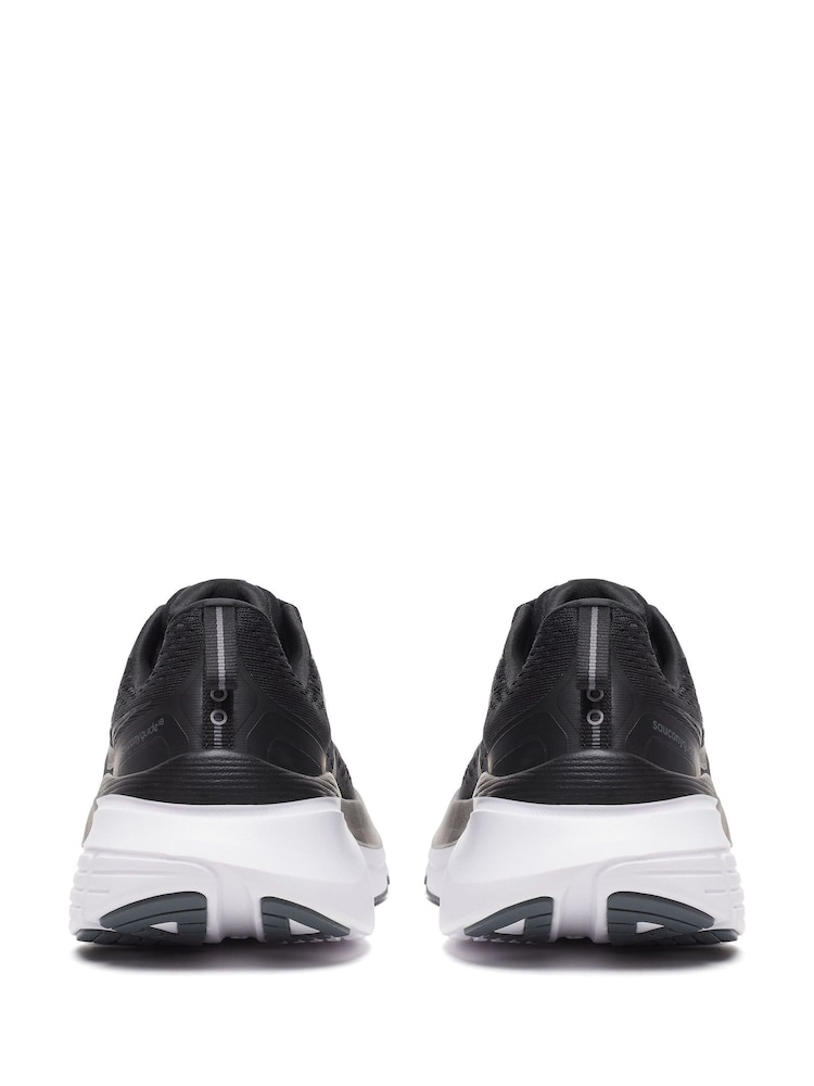 Saucony Mens Black/White Guide 18 Trainers - Image 4 of 6