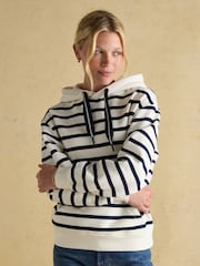 A rayas azul marino y crema - Sudadera con capucha Milbourne de Joules - Imagen 5 de 8