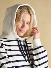 A rayas azul marino y crema - Sudadera con capucha Milbourne de Joules - Imagen 7 de 8