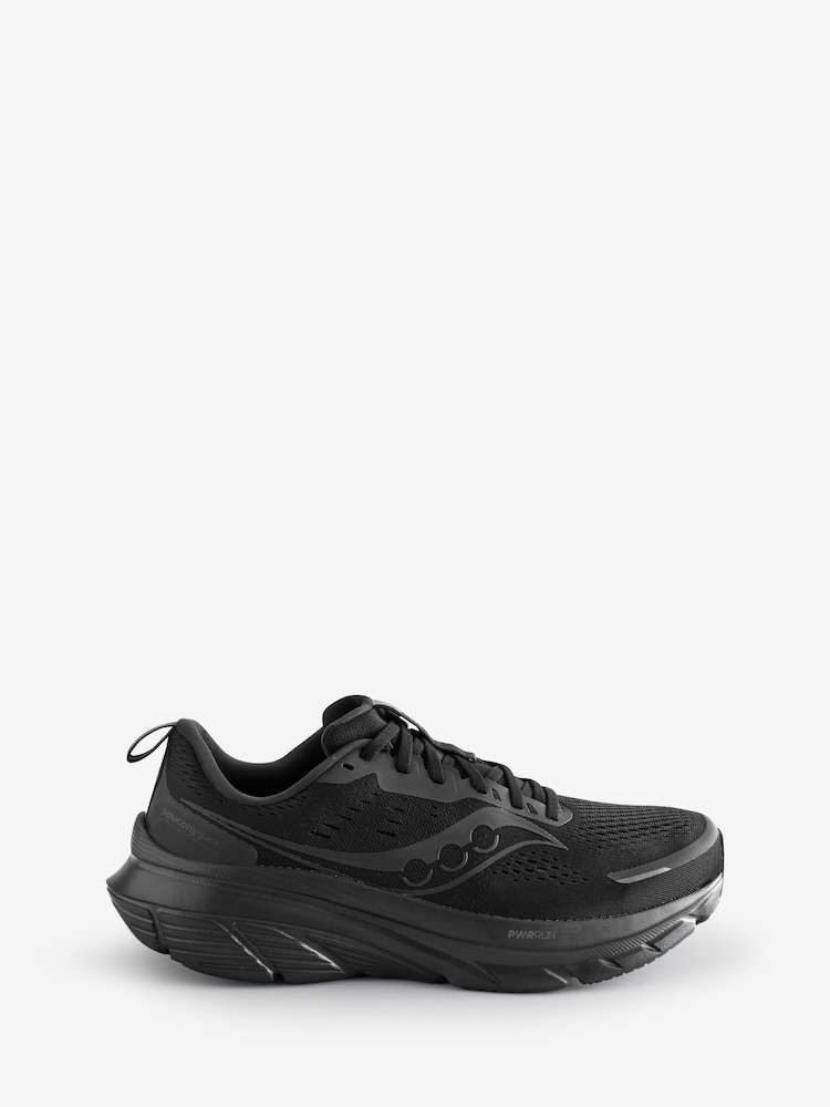 Saucony Mens Guide 18 Black Trainers - Image 1 of 1