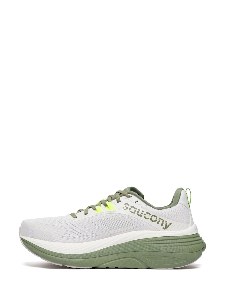 Saucony Mens Hurricane 24 White Trainers - Image 2 of 6