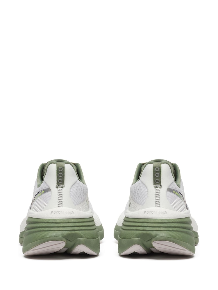 Saucony Mens Hurricane 24 White Trainers - Image 4 of 6