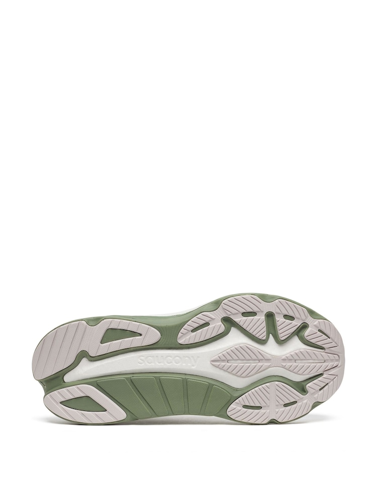 Saucony Mens Hurricane 24 White Trainers - Image 6 of 6