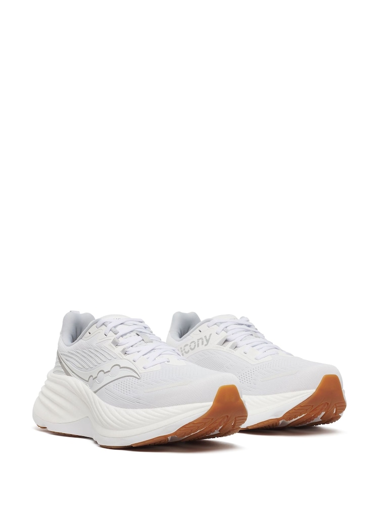 Saucony Mens Hurricane 24 White Trainers - Image 4 of 6