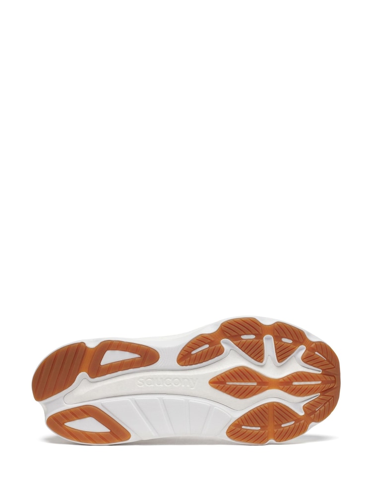 Saucony Mens Hurricane 24 White Trainers - Image 6 of 6