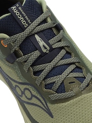 Saucony Mens Khaki/Cream Peregrine 15 GTX Trainers - Image 8 of 9
