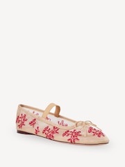 Loeffler Randall Red Leonie Soft Ballet Shoes - Image 2 of 6