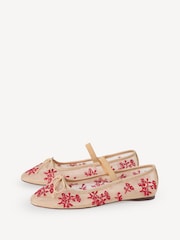 Loeffler Randall Red Leonie Soft Ballet Shoes - Image 3 of 6